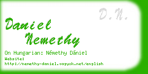 daniel nemethy business card